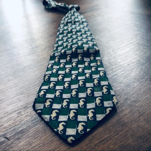 Dunhill “Captain Seahorse” Silk Tie - Picture 6 of 8